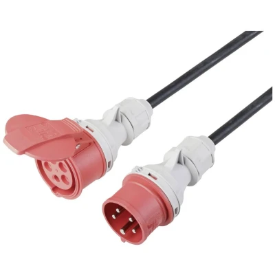 Afbeelding van Sygonix SY 5245022 Stroom Verlengkabel 16 A Zwart 25 m H07RN F 5G 1,5 mm² Weerbestendig, Geschikt voor buiten