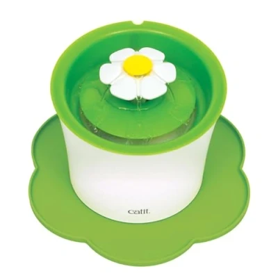 Afbeelding van Catit Drinkfontein Kat Ca 2.0 Placemat Bloem 30x30x1cm Groen 1st