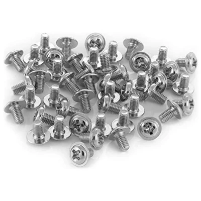 Afbeelding van Poppstar Harde Schijf Schroeven voor 2,5&quot; Schijven, M3x5mm, Zilver, Set van 50