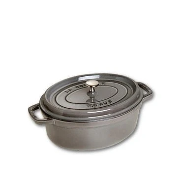 Afbeelding van Staub Cocotte , Ovaal 29 Cm Grafietgrijs