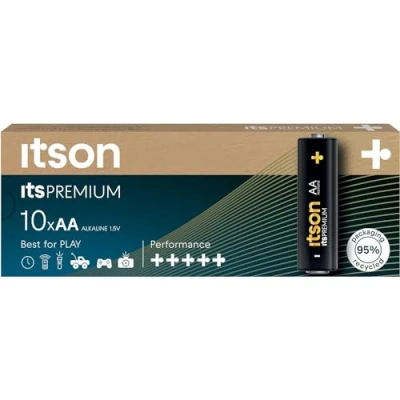 Afbeelding van ITSON, itsPREMIUM AA alkaline battery, pack of 10, LR6IPR/10CB