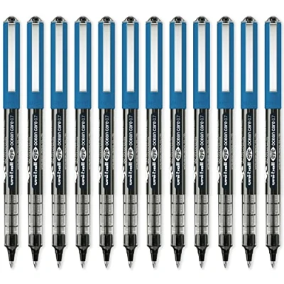 Afbeelding van Uni ball Eye roller Ocean Care, medium, zwart 12 stuks