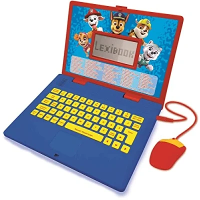 Image de Ordinateur éducatif Lexibook Bilingue avec 124 activités Pat Patrouille Bleu et Rouge