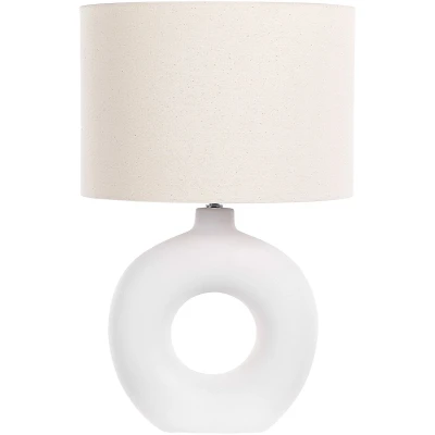 Afbeelding van Beliani VENTA Tafellamp Wit Keramiek