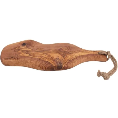 Afbeelding van Bowls and Dishes Pure Olive Wood Serveerplank Rustique 35 40 cm