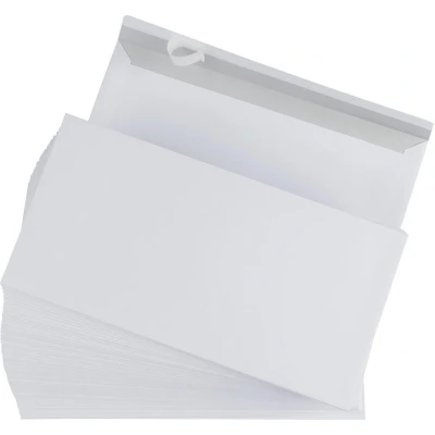 Afbeelding van Gallery enveloppen ft 110 x 220 mm, stripsluiting, binnenzijde grijs, doos van 500 stuks