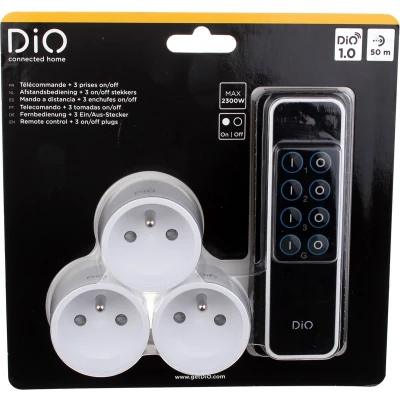 Afbeelding van Dio first 3 prises nano interrupteurs et télécommande canaux 54895