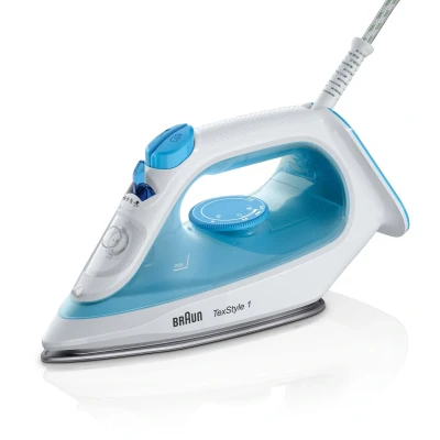 Afbeelding van Braun SI 1050 BL TexStyle 1 Stoomstrijkijzer 2000W Blauw/Wit