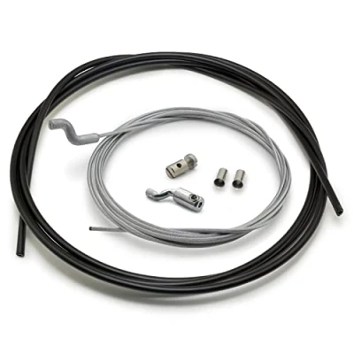 Afbeelding van Easyboost Zachte gaskabel Ø 1,5 mm met Z opzetstuk, mantel en kabelbinder, gashendel, carburateur, handgreep, reparatieset voor grasmaaier, grastrimmer, tuinfrees