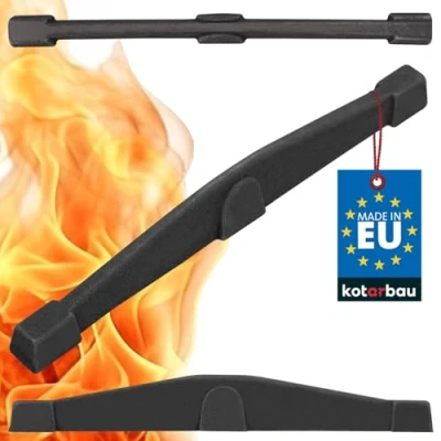 Afbeelding van KOTARBAU® Haardrooster van gietijzer, 265 mm, voor inzet, houtkachel, open haard, haard