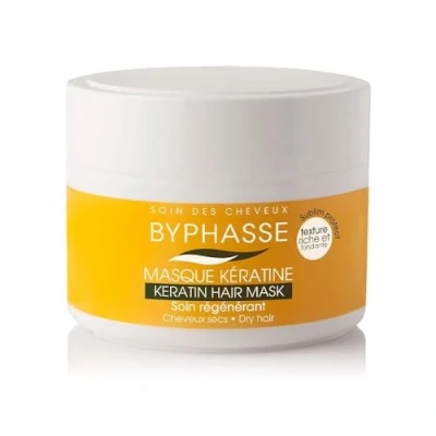 Afbeelding van Byphasse Set van 4 vloeibare keratine haarmasker voor droog en dof haar, 250 ml