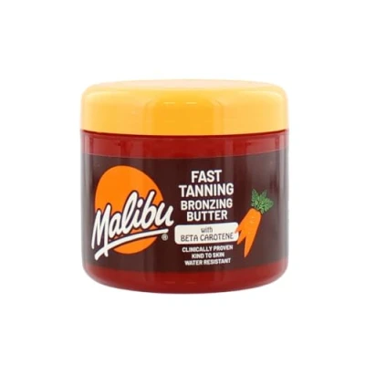 Afbeelding van Malibu Fast Tanning Betacaroteen Body Butter Bruiningsgel 300 ml, watervast