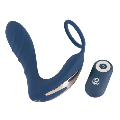 Afbeelding van VIBRATING PROSTATE PLUG WITH COCK RING REMOTE CONTROL