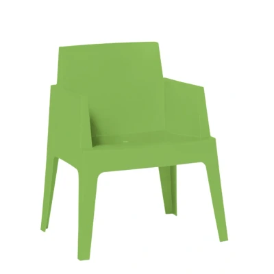 Afbeelding van Box armstoel licht Groen Garden impressions
