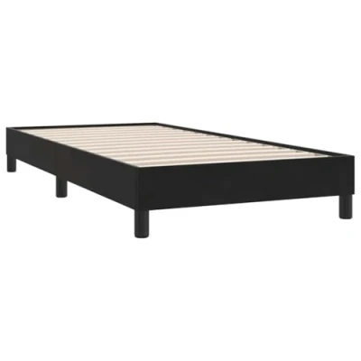 Afbeelding van vidaXL Bedframe zonder matras 80x220 cm fluweel zwart