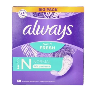Afbeelding van Always Daily Fresh Inlegkruisjes 56ST