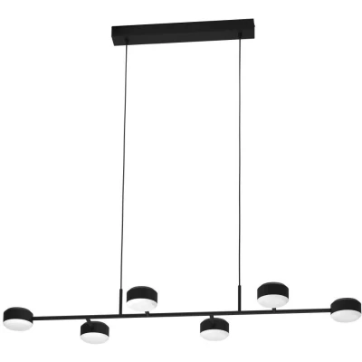 Afbeelding van EGLO Clavellina Hanglamp LED 120 cm ZwartWit Dimbaar