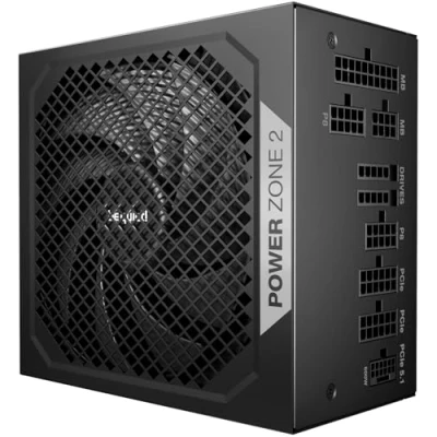 Image de be quiet! Power Zone 2 Z2 850W Alimentation électrique (interne) ATX12V 3.1/ EPS12V 2.92 80 PLUS Platinum Cybenetics CA 100 240 V 850 Watt PFC active noir