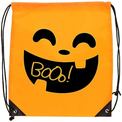 Afbeelding van Folat Rugtas met trekkoord Halloween (33x39cm) accessoires verkleden