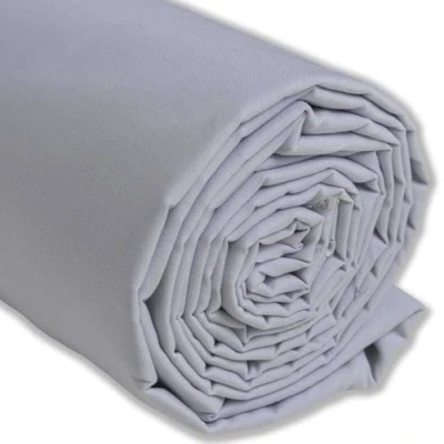 Afbeelding van IPEA Katoenen stof Popeline Grigo Pearl 200 cm x 150 Gemaakt in Italië per meter voor naaien, kleding, voeringen, meubels, accessoires, patchwork, effen om te naaien