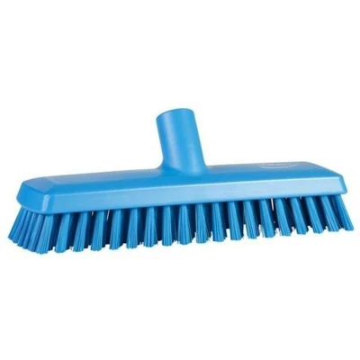 Image de VIKAN 70433 brosse à récurer avec alimentation en eau, 270 mm, polyester, moyen, bleu 7043/3