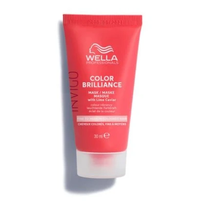 Afbeelding van Wella Invigo Color Brilliance Mask Gekleurd &amp; Fijn Haar 30ml Haibu by Kapperskorting.com