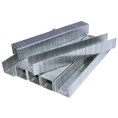 Afbeelding van AERZETIX C54991 Pak van 1000 nietjes maat 10mm breedte 11,2mm dikte 0.6mm voor handmatige nietmachine niettoebehoren staal
