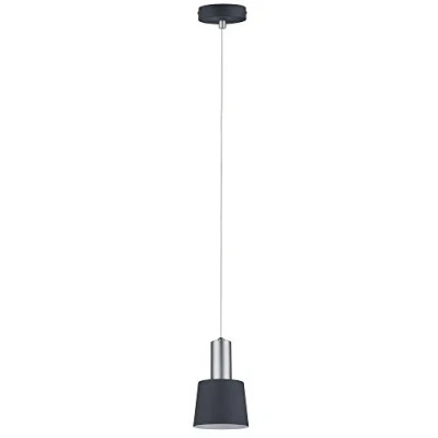 Afbeelding van Paulmann Neordic Haldar 79691 Hanglamp LED E14 20 W Donkergrijs, Chroom