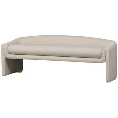 Afbeelding van BePureHome Zone Bankje Polyester Beige 58x160x55