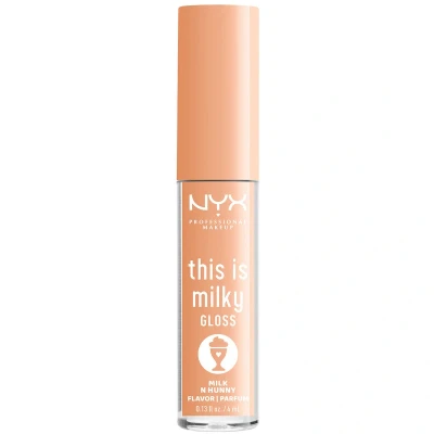 Afbeelding van Nyx Professional Makeup THIS IS Milky Gloss Lipgloss, Dames, Maat: 4 ml, Milk n hunny