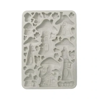 Afbeelding van Stamperia Hidden Grove A5 Silicon Mold Mushroom House (KACMA574)