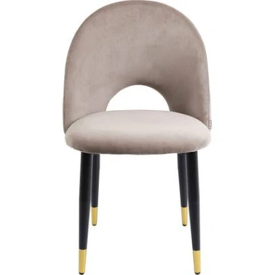 Afbeelding van Kare Eetkamerstoel Iris Taupe (Set van 2)