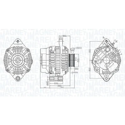 Afbeelding van Magneti Marelli Alternator/Dynamo 063736439010