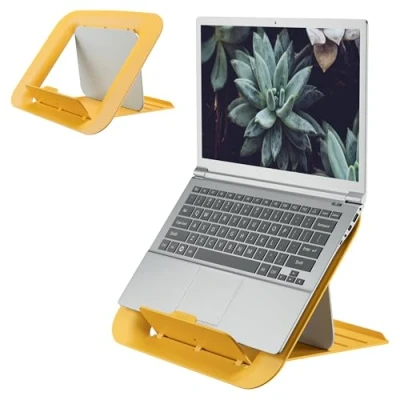 Image de Leitz Ergo Cosy Support pour ordinateur portable 13&quot; 17&quot; Jaune chaleureux