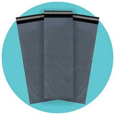 Afbeelding van triplast Verzendtassen van kunststof, 12 x 91,4 cm, grijs, 200 stuks