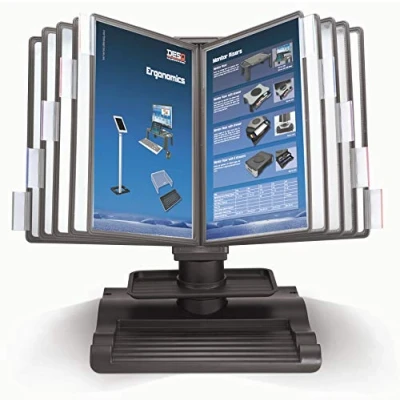 Afbeelding van Desq® Bureau displaypaneelset Stationaire houder 10 display panelen