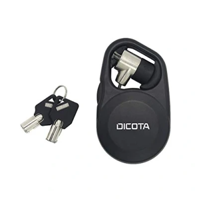 Afbeelding van Dicota Laptopslot Sleutelslot Security T Lock Retractable, Single (3 x