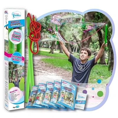 Afbeelding van WOWMAZING grote pompset Waardenset Inclusief pompstaf, 5 reuzenpompconcentraten en trucs brochure Zeeppompen Outdoor speelgoed voor kinderen