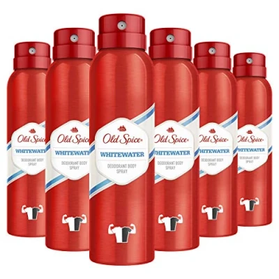 Afbeelding van Old Spice Deodorant Deopray Whitewater 6x150ml Voordeelverpakking