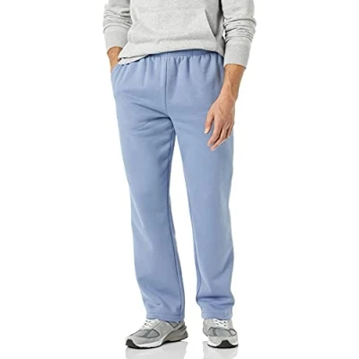 Image de Amazon Essentials Pantalon de survêtement en polaire pour homme (disponible grande taille large), denim, M
