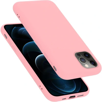 Afbeelding van Cadorabo Hoesje geschikt voor Apple iPhone 13 in LIQUID ROZE Beschermhoes gemaakt van flexibel TPU silicone Case Cover