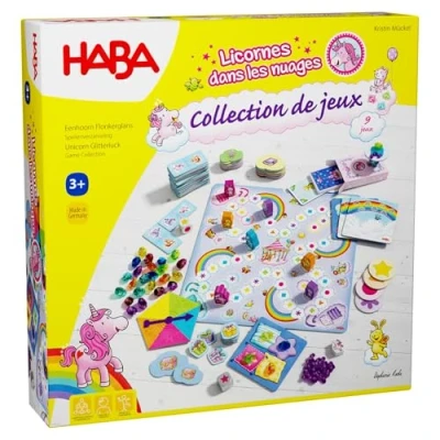 Afbeelding van Haba !!! Jeu Licornes dans les nuages Collection de jeux (Frans) = Duits 2010879001 Nederlands 2010879003.
