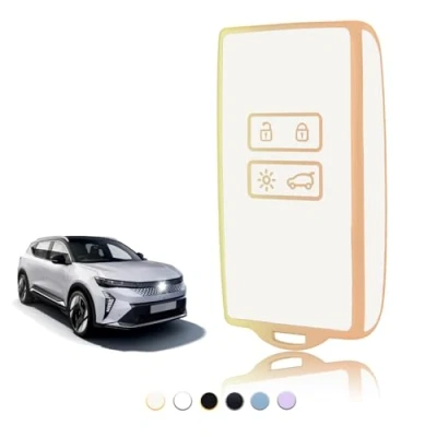 Afbeelding van TOOMUME Autosleutelhoes voor Renault Scenic Megane Talisman Koleos Kadjar Clio Captur Espace Zoe Arcan Dacia Duster Smart Key