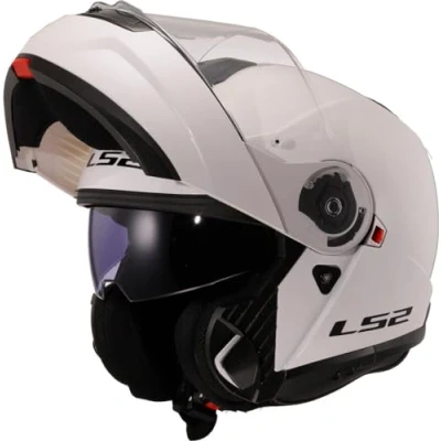 Afbeelding van LS2 FF908 STROBE II GLOSS WHITE 06 S Maat Helm