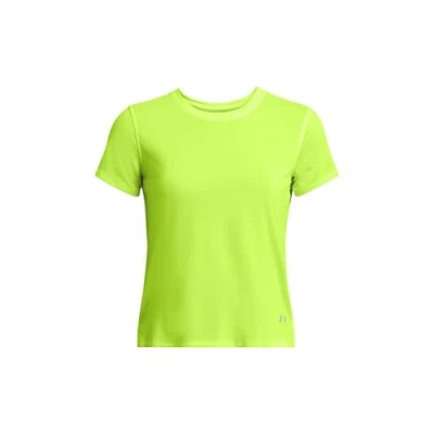 Afbeelding van Under Armour UA Launch Shortsleeve Dames Sportshirt Geel