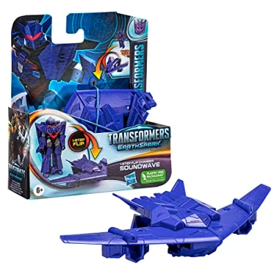 Afbeelding van Transformers EarthSpark 1 Step Flip Changer Soundwave