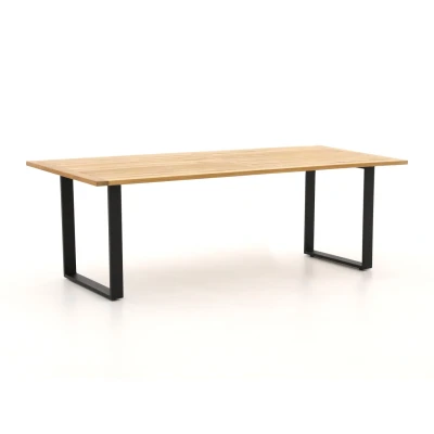 Afbeelding van Apple Bee Condor Tuintafel 240 X 95 Black Natural Kleurloos Tuintafels