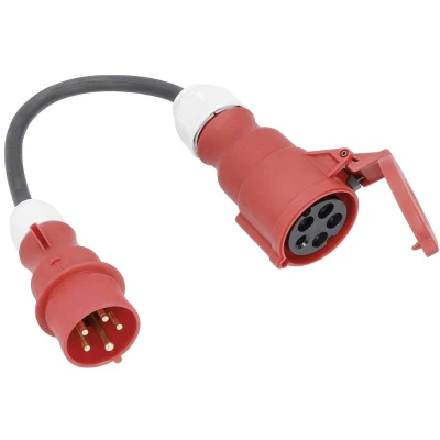 Afbeelding van AS Schwabe 61376 Stroom Adapterkabel 16 A Zwart 0.3 m H07RN F 5G 2,5 mm²