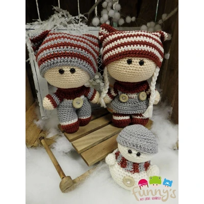 Afbeelding van Haakpakket Funny Snowy set