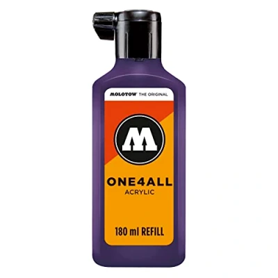 Afbeelding van Molotow ONE4ALL™ 180ml Donker violet navul Inkt op acrylbasis